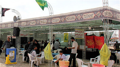 خدمت رسانی موکب شهدای کربلا اوقاف زنجان ۲ روز بعد از اربعین ادامه دارد