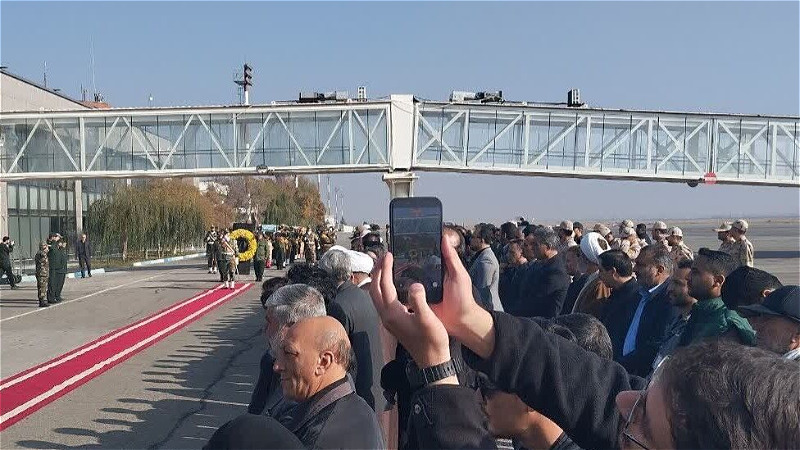 پیکر مطهر ۶ شهید گمنام وارد ارومیه شد