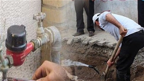 طرح برخورد با انشعابات غیرمجاز شمال زنجان اجرا شد