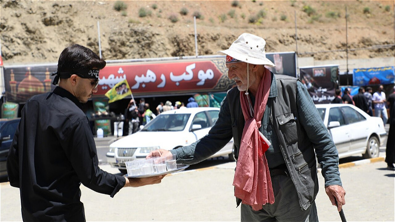 تمرچين مسيري که زائران به آن دل مي‌بندند
